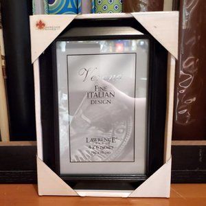 Lawrence Frames  4"x6" Classic Verona Black Wood Photo Frame #725046  New in Box
